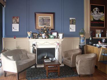 Our reception area